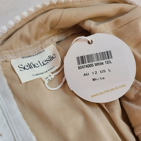 Selfie Leslie Palm Springs Emme Lace Dress Size Lg - Picture 8 of 8